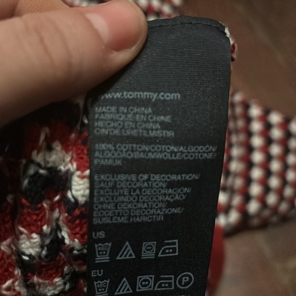 TOMMY HILFIGER Cotton Knit Cardigan - Picture 6 of 6